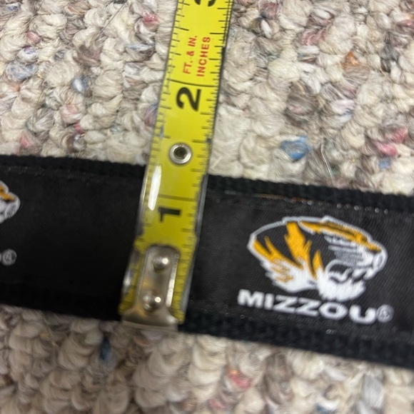 Cute Mizzou belt perfect to wear when going to Mizzou games black and yellow. - Picture 7 of 7